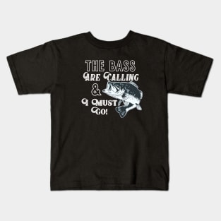 Largemouth Bass Fishing Quote Kids T-Shirt